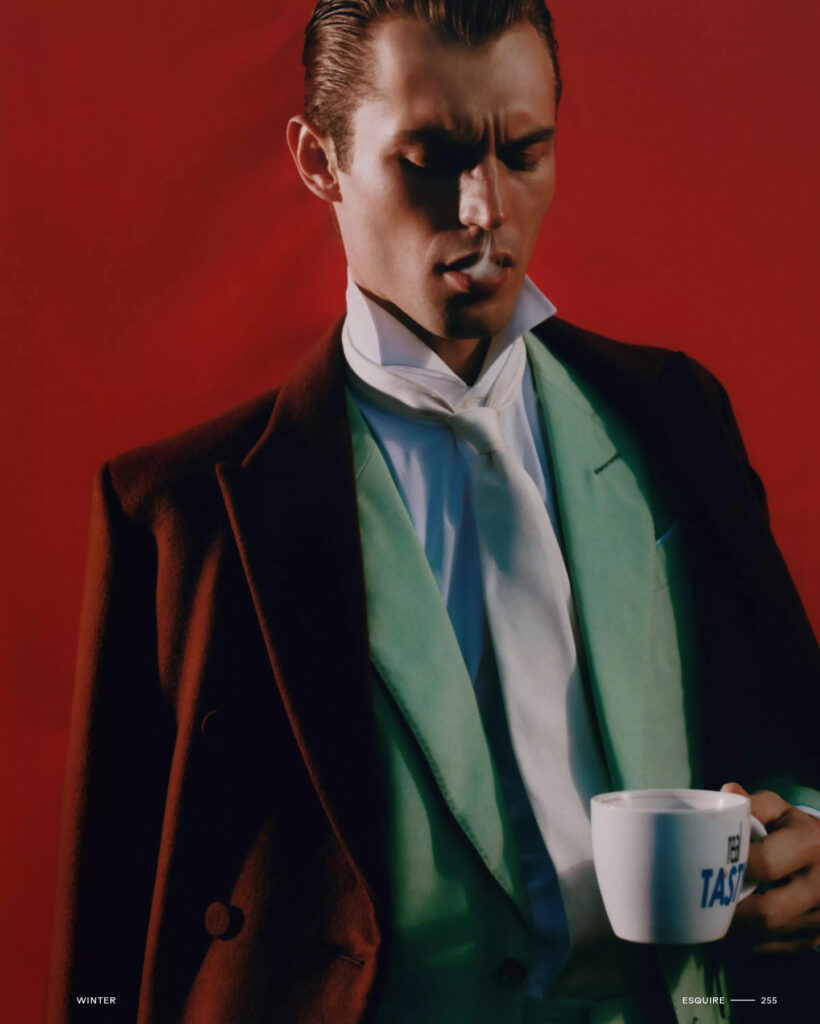 Kit Butler photographed by Josh Hight for Esquire UK editorial inspired by Stevenson’s poem