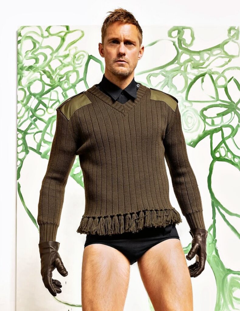 Alexander Skarsgård photographed by Jack Pierson for DUST Issue 28 styled by Harry Lambert