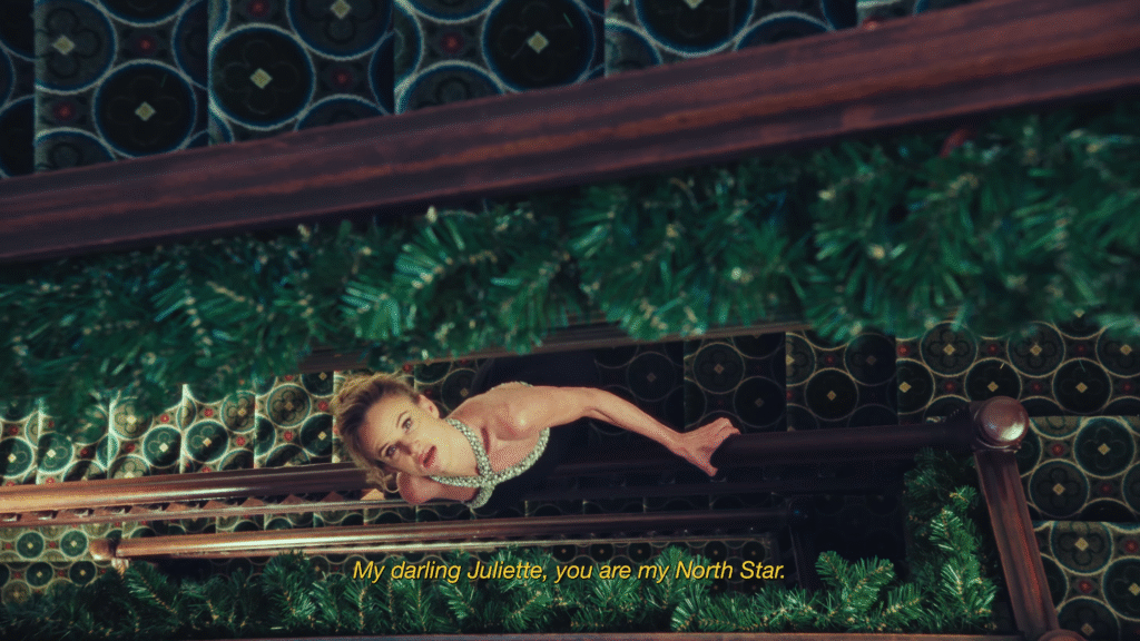 Juliette Lewis stars in SIMKHAI’s holiday short film Dear Juliette with Brandon Gillard