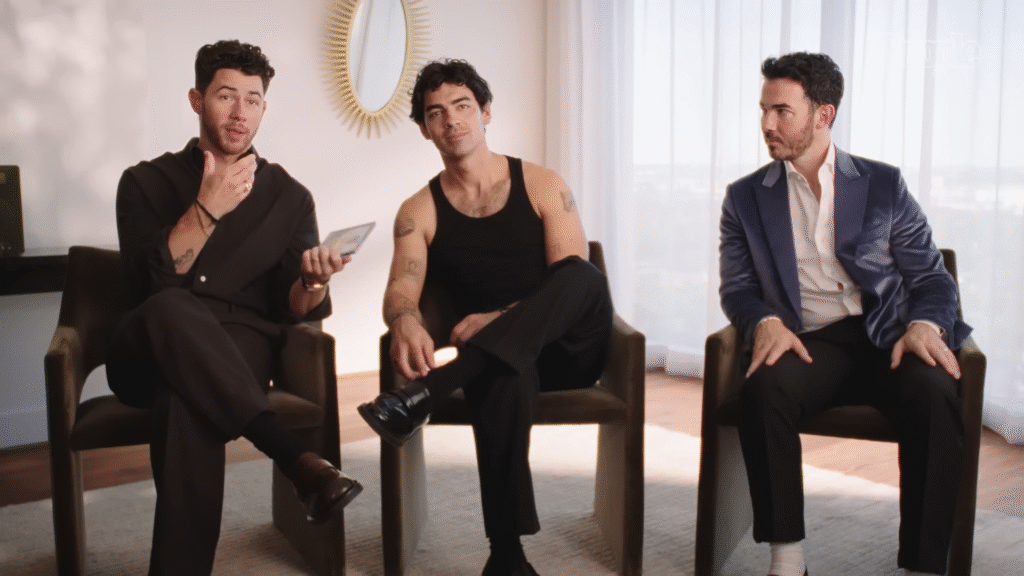 Jonas Brothers revisit two decades of music and fashion evolution