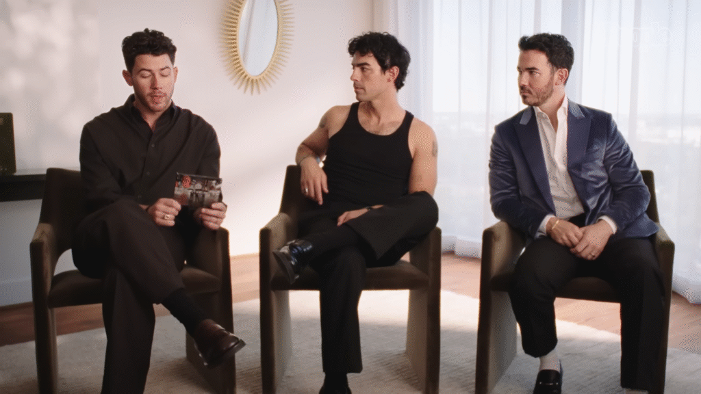 Jonas Brothers revisit two decades of music and fashion evolution
