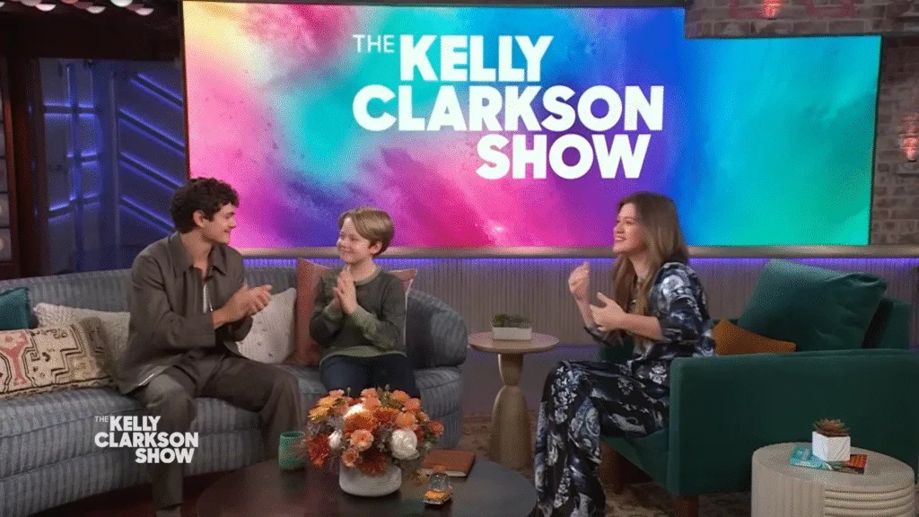 Jupe brothers with Kelly Clarkson discussing Hamnet film
