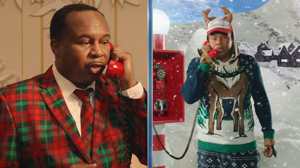 Roy Wood Jr. hosting CNN’s Very Merry Holiday Special live from Washington D.C.