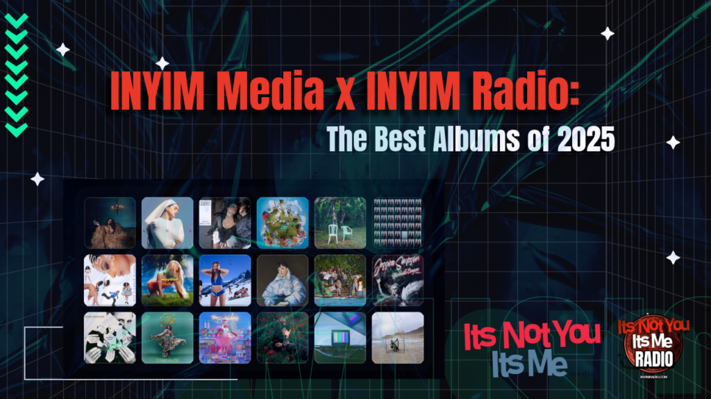 Collage of the top 2025 albums featured by INYIM Media