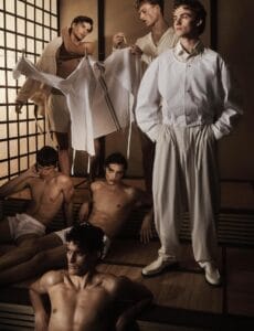 Models Thijs Leushuis, Daniel Oanta, Antonio Guitto, Ruben Pols, Viktor Futumaichuk & Nick Reid For GQ Mexico.