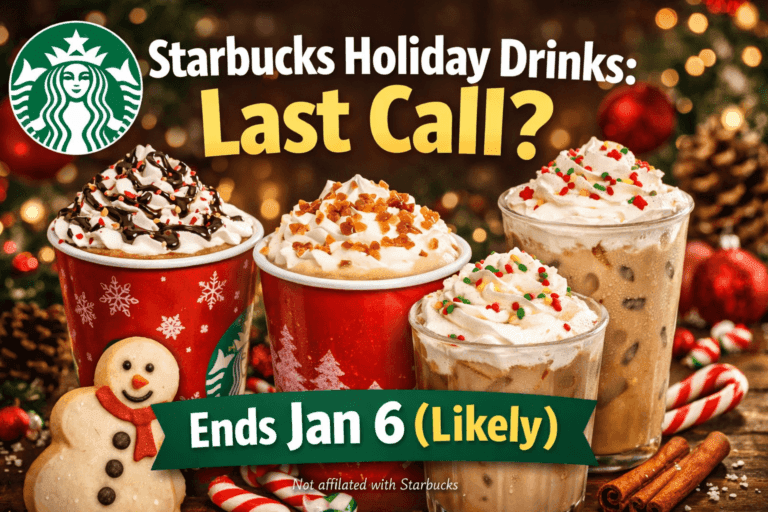 When Will Starbucks End Holiday Items? Here’s the Real “Last Call” Window for 2025