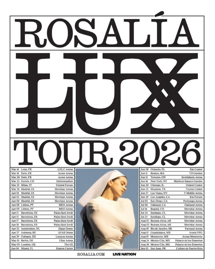 Rosalía Unleashes Global Arena Tour Details!