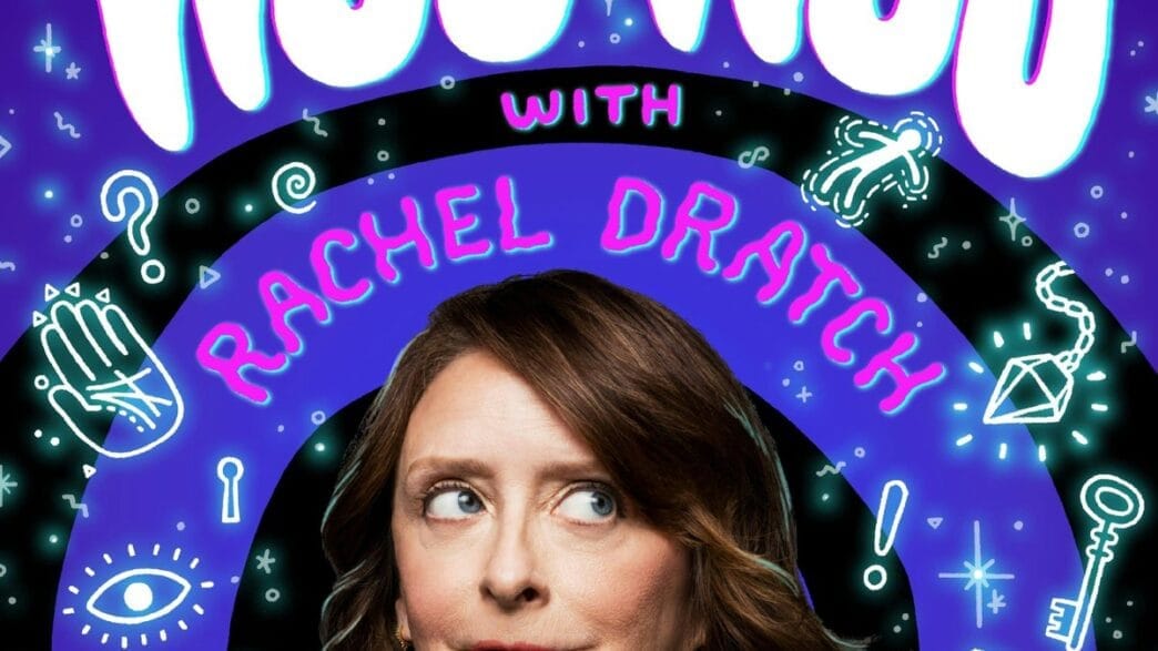 Rachel Dratch hosting her Woo Woo podcast with co‑host Irene Bremis
