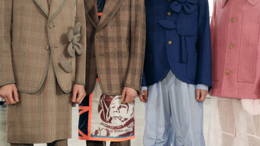 Backstage at Walter Van Beirendonck FW26 captured by photographer Marc Medina