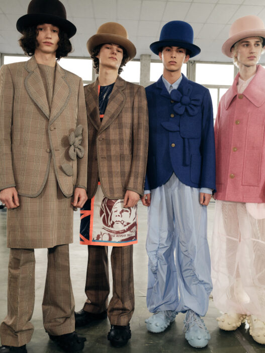 Backstage at Walter Van Beirendonck FW26 captured by photographer Marc Medina