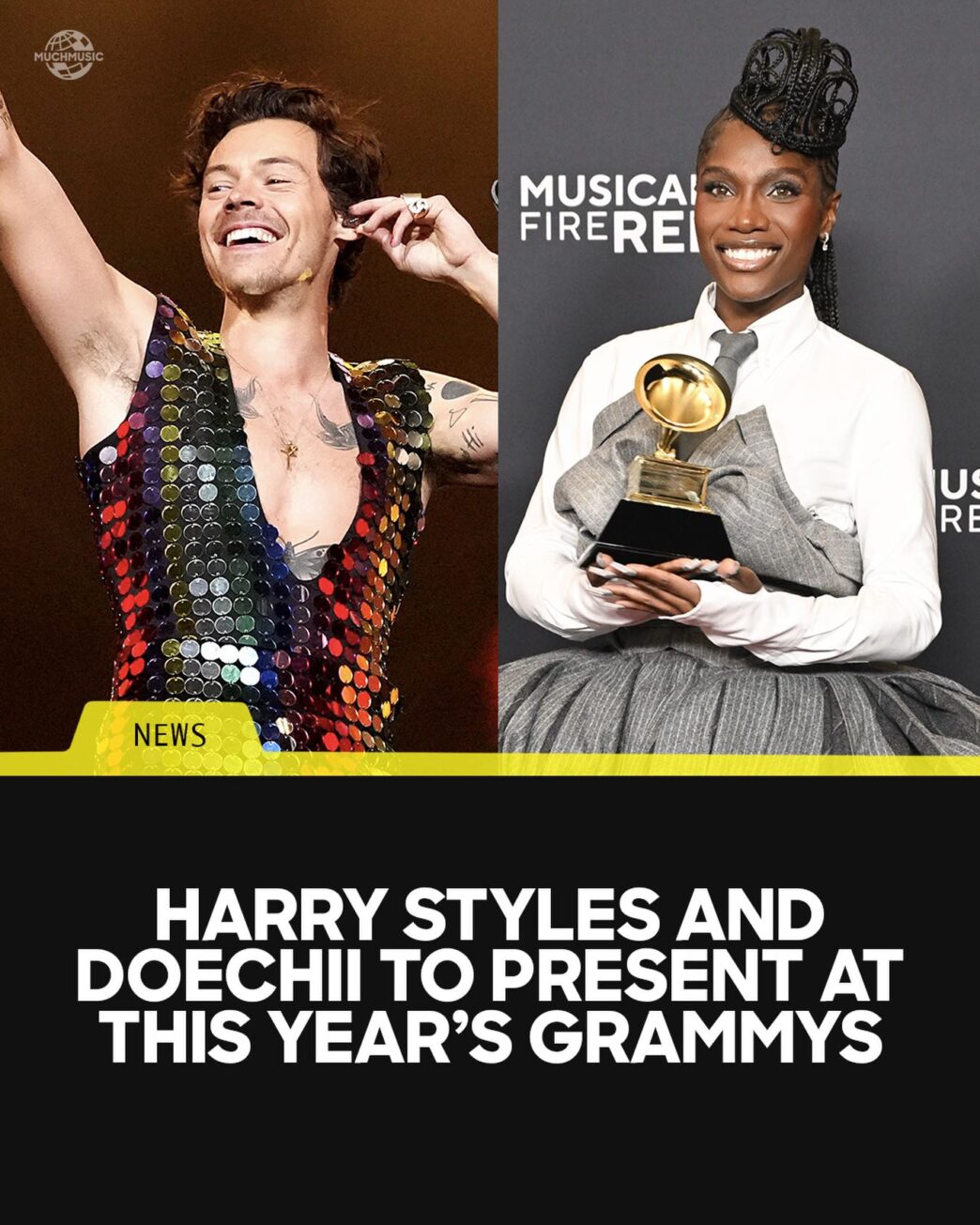 Harry Styles and Doechii announced as presenters for the 2026 Grammy Awards