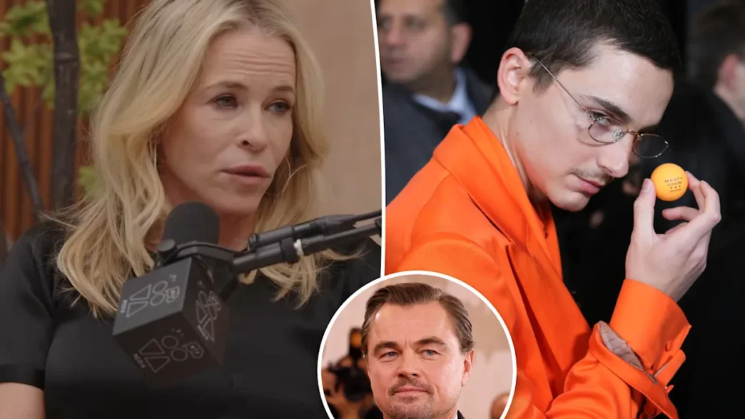 Chelsea Handler discussing Timothée Chalamet’s promo tour during a Not Skinny But Not Fat podcast appearance