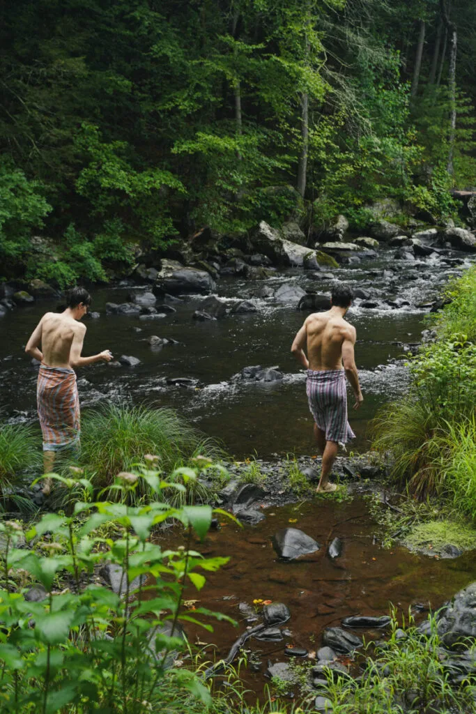 Aleksander Prus and Luke Kitlen in The Cottage editorial photographed by Marcus Derricotté, gallery frame 09.