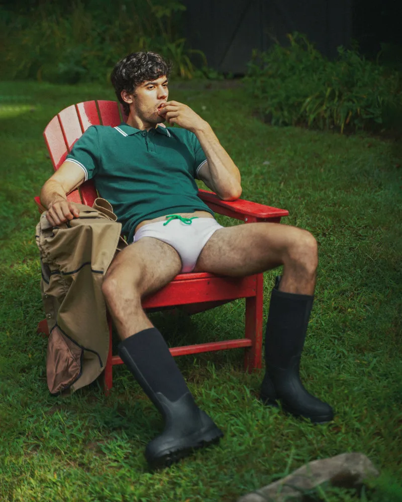 Aleksander Prus and Luke Kitlen in The Cottage editorial photographed by Marcus Derricotté, gallery frame 22.