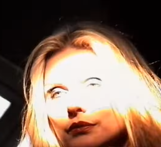 Archival behind‑the‑scenes moment from Blondie’s 1999 “Maria” era.