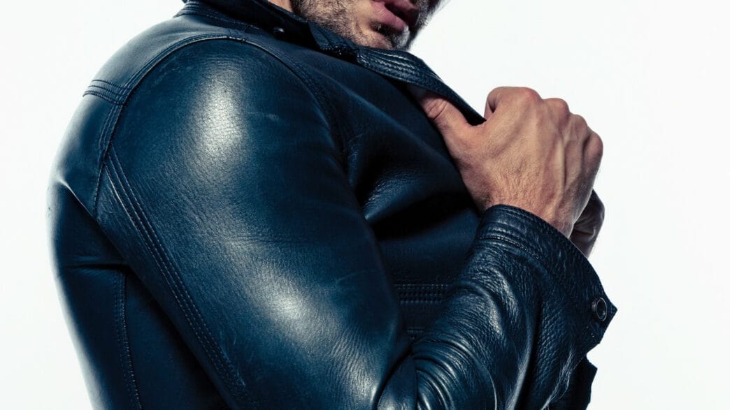 Model Christian Hogue posing in a photoshoot by Harol Baez