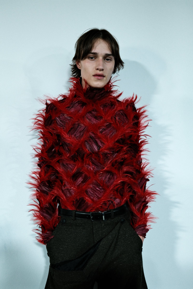 EGONLAB FW26 backstage moments photographed by Joonas S’Diri