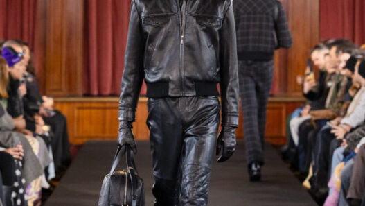 Ernest W. Baker debuting its Fall/Winter 2026 catwalk collection at Paris Fashion Week