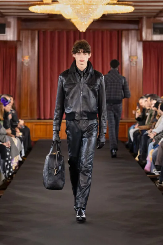 Ernest W. Baker debuting its Fall/Winter 2026 catwalk collection at Paris Fashion Week