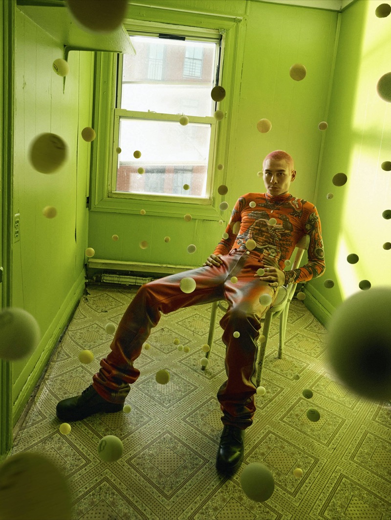 Evan Mock on the January 2026 cover of Esquire Vietnam