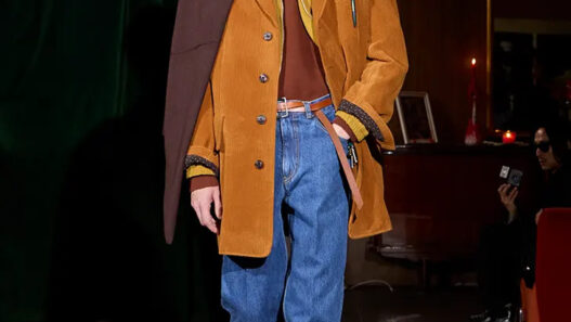 BED j.w. FORD FW26 “Roman” collection featuring sculptural tailoring and fluid silhouettes