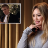 Hilary Duff rewatching scenes from her classic roles during a Vanity Fair interview.