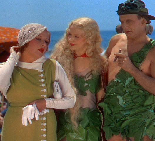Scene from the 1934 Technicolor short Good Morning Eve featuring Adam and Eve