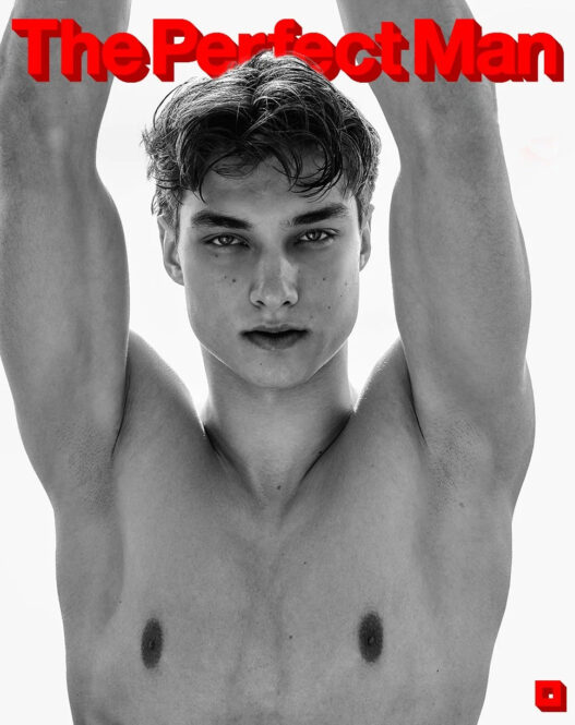 Model Samuel Trif in salty saucy editorial shot by Ferran Casanova