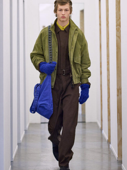 Solid Homme FW26 runway featuring looks from the “Dual Shift” collection