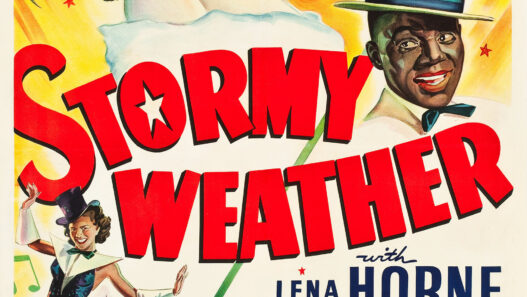 Fats Waller performing “Ain’t Misbehavin’” in Stormy Weather with Lena Horne and Bill Robinson theatrical poster