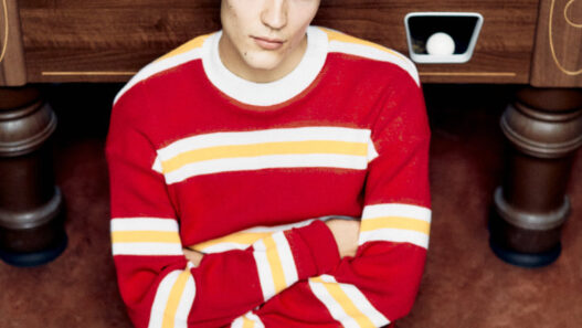 Fucking Young editorial starring twins Rory & Jude with Zack Carton, photo by Declan Kelly.