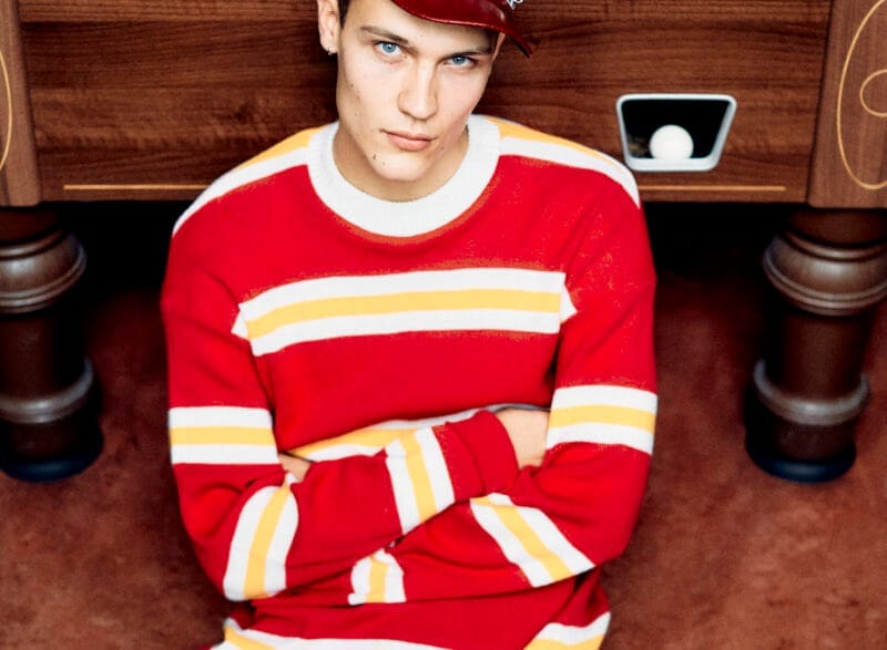 FY Magazine editorial starring twins Rory & Jude with Zack Carton, photo by Declan Kelly.