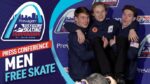 2026 U.S. Figure Skating Champs men’s podium: Ilia Malinin, Andrew Torgashev, Maxim Naumov.