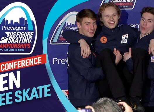 2026 U.S. Figure Skating Champs men’s podium: Ilia Malinin, Andrew Torgashev, Maxim Naumov.