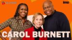 Carol Burnett speaking with Michelle Obama and Craig Robinson on the IMO podcast about her life, career, and The Carol Burnett Show.