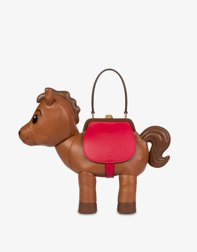 Moschino Lunar New Year 2026 Horse Bag from the Resort collection side view