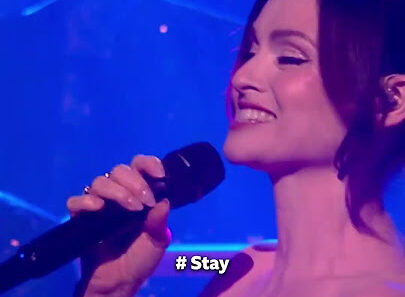 Sophie Ellis‑Bextor making a surprise appearance on Michael McIntyre’s Big Show at Theatre Royal Drury Lane