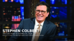 Stephen Colbert on The Late Show set ahead of the show’s final 2026 curtain call after 33 years on CBS