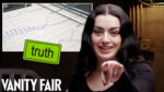 Charli XCX taking Vanity Fair’s Lie Detector Test during a candid interview