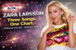 Zara Larsson celebrates three songs charting simultaneously on the Billboard Hot 100 in February 2026