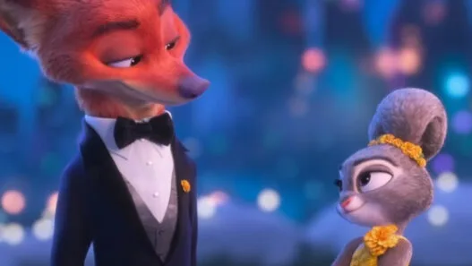 Zootopia 2 box office record announcement with Disney characters