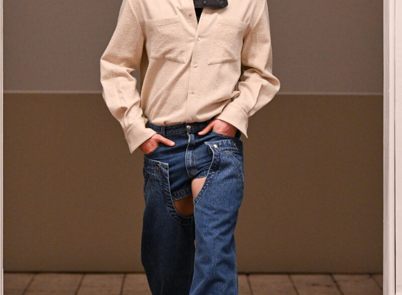 Runway looks from ECKHAUS LATTA’s Fall/Winter 2026 collection at New York Fashion Week.