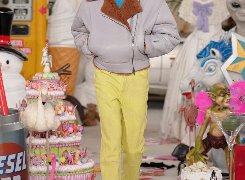 Diesel F/W 2026 men’s runway looks designed by Glenn Martens at Milan Fashion Week