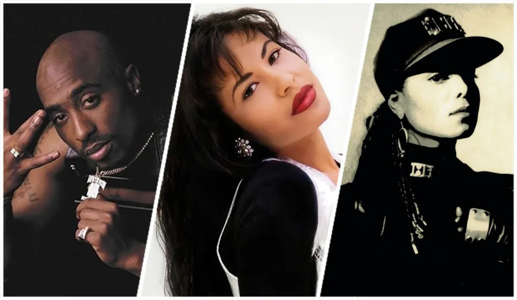 Collage of 2026 Grammy Hall of Fame inductees including 2Pac, Selena, Janet Jackson