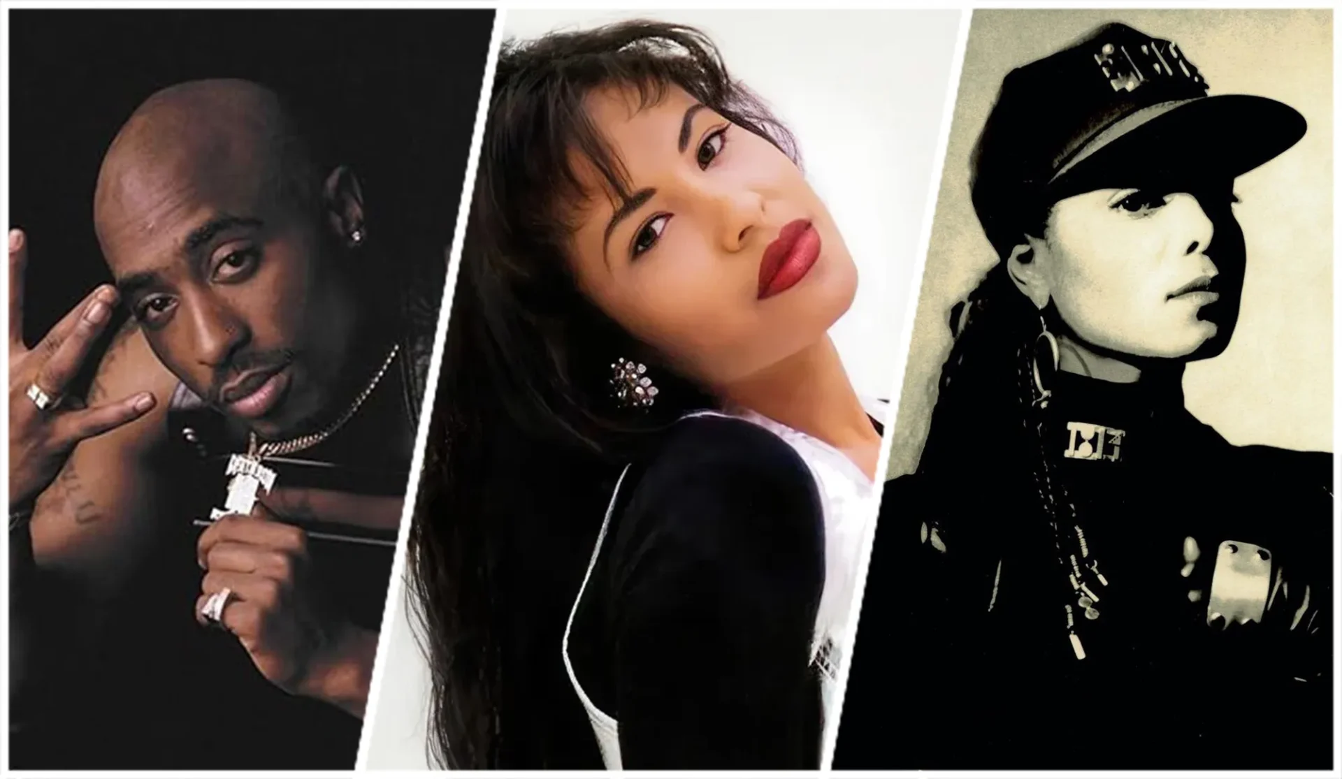 Collage of 2026 Grammy Hall of Fame inductees including 2Pac, Selena, Janet Jackson