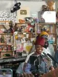 Jill Scott performing her long‑awaited Tiny Desk Concert, celebrating her new album.