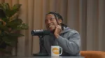 Josh Johnson chatting with Michelle Obama and Craig Robinson on the IMO podcast.