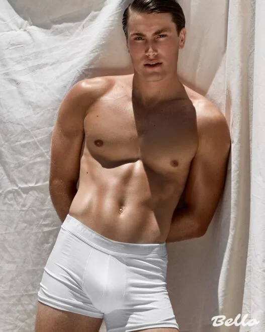 Model Joey Gore photographed by Diego Larez in a soft, dreamy editorial portrait