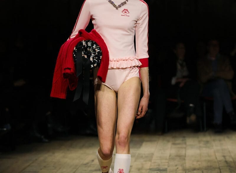 Simone Rocha F/W 2026 menswear looks on the London Fashion Week runway