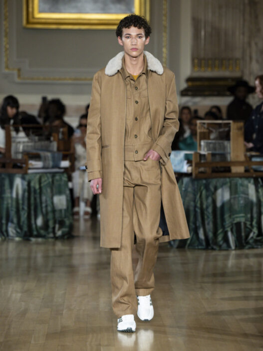 LABRUM Fall/Winter 2026 runway look from the “Threads of Osmosis” collection